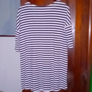 Fighting Eel Tunic Mini Dress Striped XS